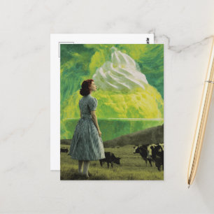 Yummy Limon Wüste in der Milchweide Surreal Postkarte