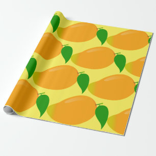 Yummy Mango Tropical Summer Frucht Geschenkpapier