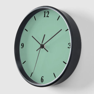 Yummy Mint Green Solid Color Uhr