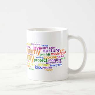 Yummy Mummy Wordle Tasse