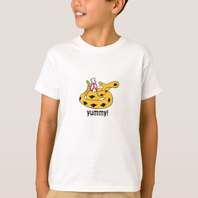 Yummy Peace Rat T-Shirt (Vorderseite)