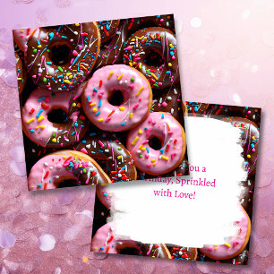 Yummy Pink und Schokolade Donuts Geburtstag
