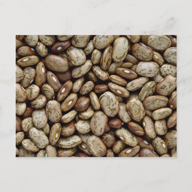 Yummy Pinto Bohnen Postkarte (Vorderseite)
