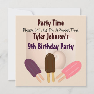 Yummy Popsicle Invitations Einladung