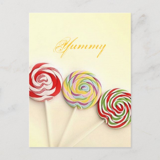 Yummy Postkarte (Vorderseite)