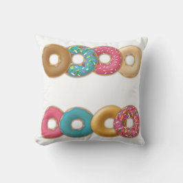 Yummy Sprinkled Donuts Kissen