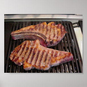Yummy Steak Poster