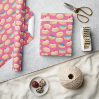 Yummy Sufganiyot Jelly Donuts Hanukkah Pattern
