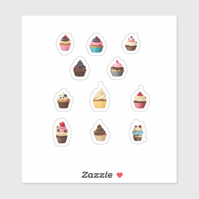 Yummy Sweet Delights Aufkleber (Blatt)