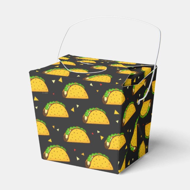 Yummy Taco Pattern Geschenkschachtel (Vorderseite)