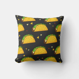 Yummy Taco Pattern Kissen