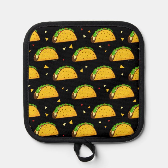 Yummy Taco Pattern Topflappen (Vorderseite)