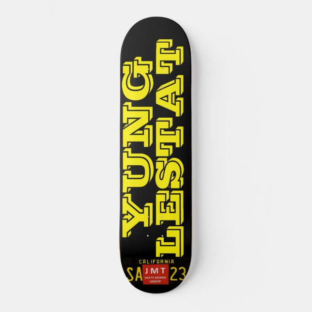 YUNG LESTAT OFFIZIELL Skateboard (Vorderseite)