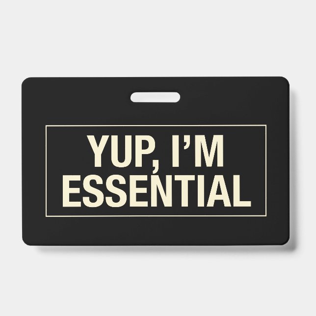 Yup Im Essential Ausweis (Vorderseite)
