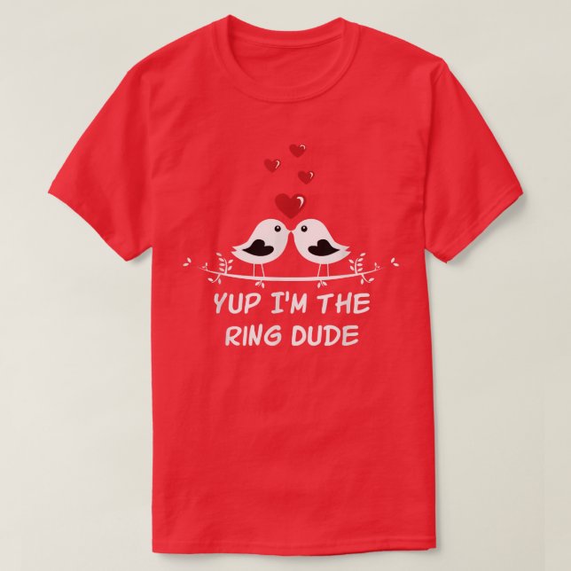 Yup Im Ring Typ Kleiner Ring Bären Klingelring T-Shirt (Design vorne)