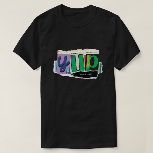 Yup Magazine T-Shirt (Design vorne)