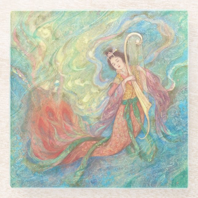 Yura-yura: Celestial Maiden Glasuntersetzer (Vorderseite)