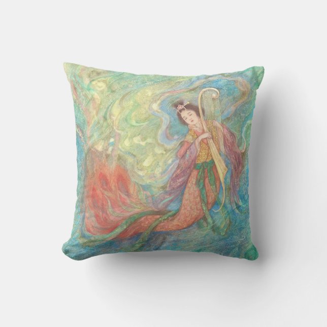 “Yura-yura” — Soft Serenity in Every Sway Kissen (Vorderseite)