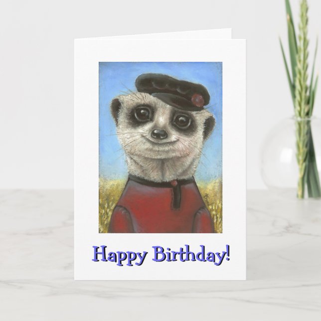 Yuri das meerkat karte (Vorderseite)