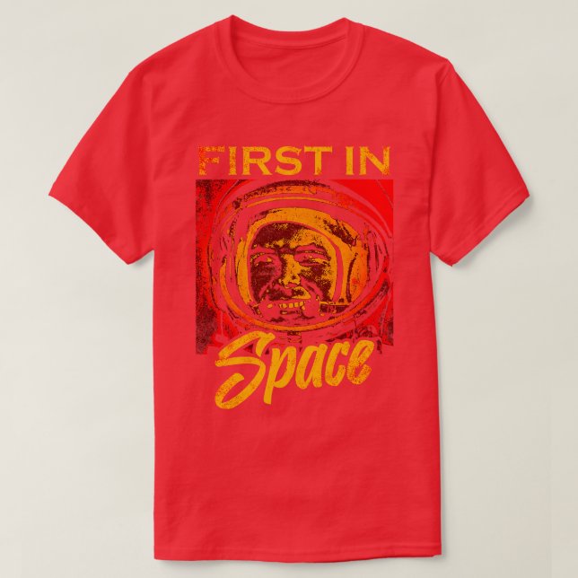 Yuri Gagarin sowjetischer Kosmonaut-Astronaut T-Shirt (Design vorne)