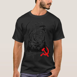 Yuri Gagarin UdSSR Roscosmos Cosmonaut T-Shirt