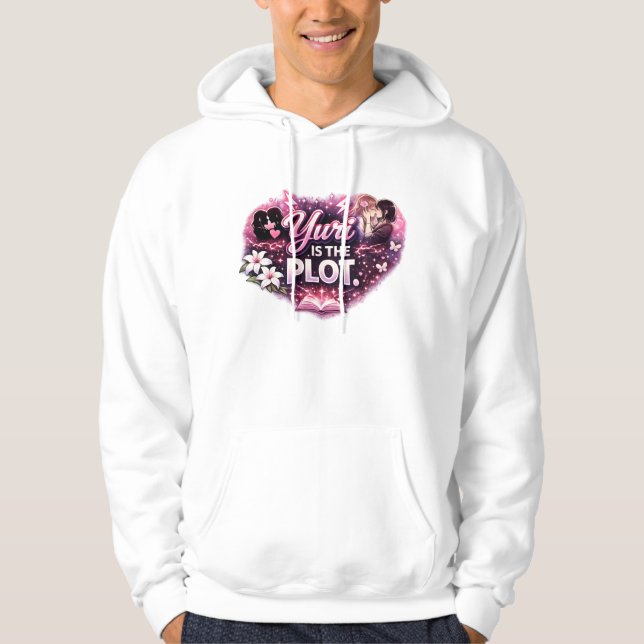 Yuri Is the Plot | Girls’ Love Yuri Anime Hoodie (Vorderseite)