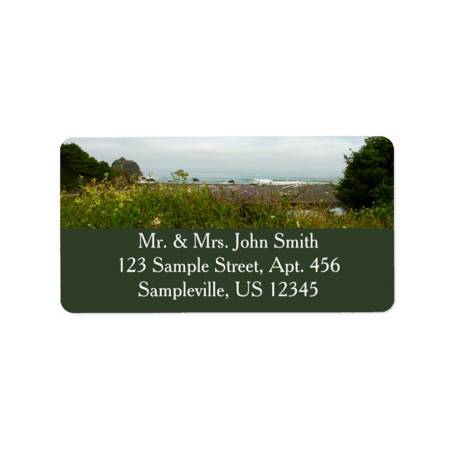 Yurok Loop Trail im Redwood Nationalpark Adressaufkleber (Vorne)