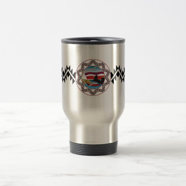Yurok Tribe Travel Mug Reisebecher (Mittel)