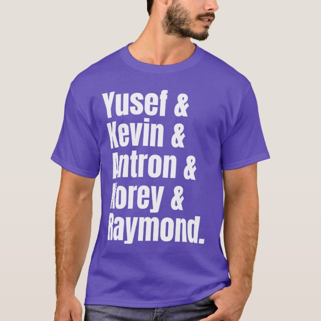 Yusef Kevin Antron Central Park Five girl T-Shirt (Vorderseite)
