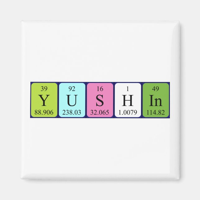 Yushin-Periodenmagnet Magnet (Vorne)