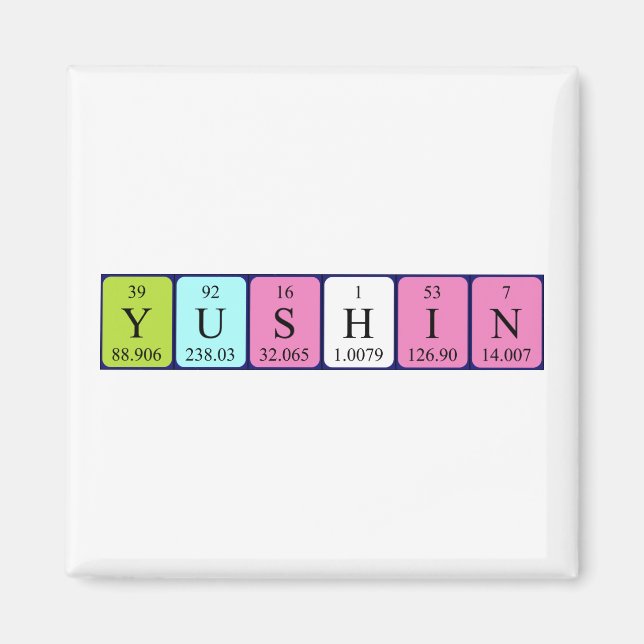 Yushin-Periodenmagnet Magnet (Vorne)