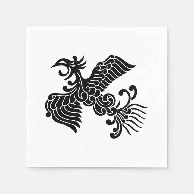 Yusoku Phönix Serviette (Vorderseite)