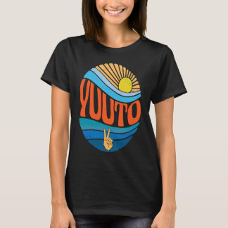 Yuuto Vintage Sonnenuntergang Yuuto Groovy Tie Dye T-Shirt