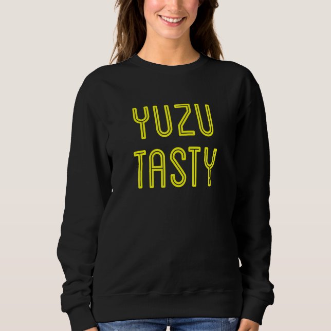 Yuzu lecker sweatshirt (Vorderseite)