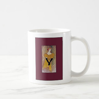 Yvette Guilbert 1895 ~ Henri de Toulouse-Lautrec Tasse