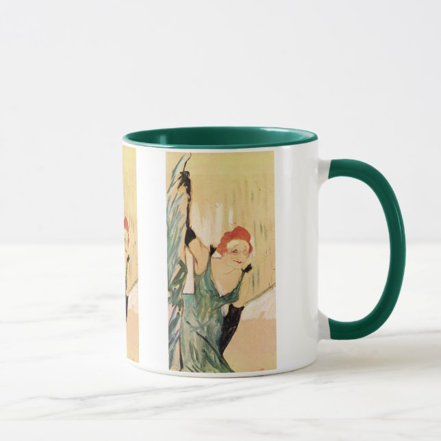 Yvette Guilbert, Henri de Toulouse-Lautrec Tasse (Rechts)
