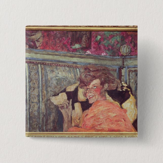 Yvonne Printemps und Sacha Guitry c.1912 Button (Vorderseite)