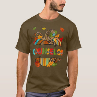 YynA Leopard Herbst Erntedank Counselor Sc T-Shirt