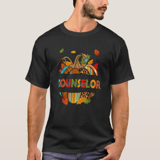 Yyna Leopard Herbst Erntedank Counselor Sc T-Shirt