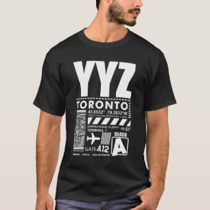 YYZ Toronto Pearson International Airport T-Shirt