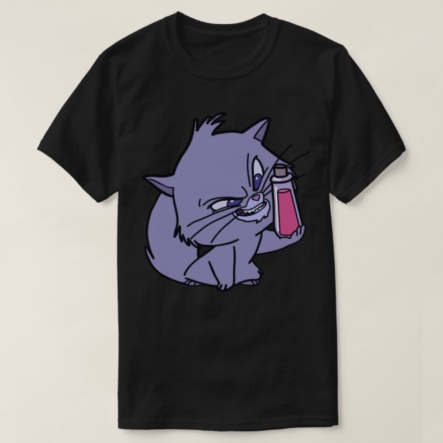 Yzma Katze mit Giftflasche Klassischer T - Shirt (Design vorne)