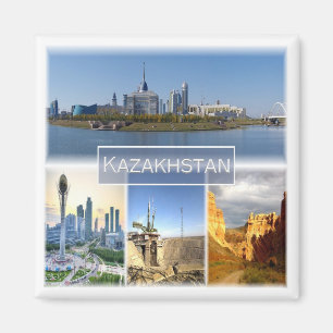 Z003 ASTANA, Kasachstan, Asien, Kühlschrank Magnet