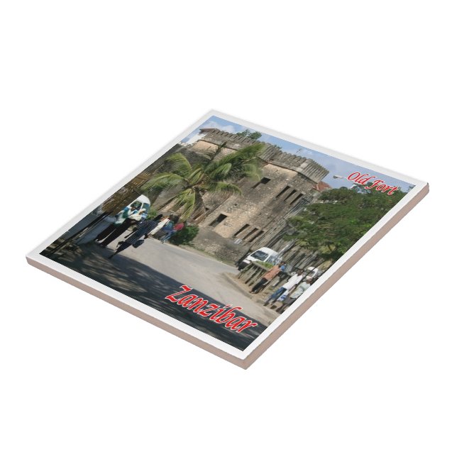 Z009 ZANZIBAR, Old Fort, Tansania, Afrika, Fliese (Seite)