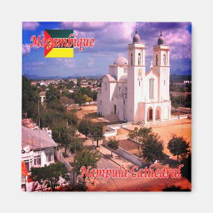 Z010 MOSAMBIK, Kathedrale Nampula, Kühlschrank Magnet