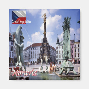 Z014 MORAVIA Tschechische Republik, Kühlschrank Magnet