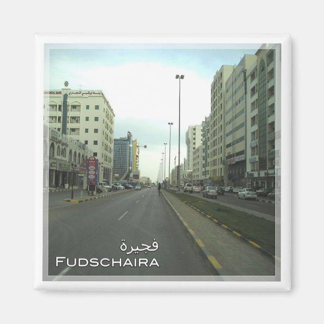 Z037 FUDSCHAIRA, Vereinigte Arabische Emirate, VAE Magnet (Vorne)