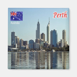 Z089 PERTH, Australien, Ozeanien, Kühlschrank Magnet