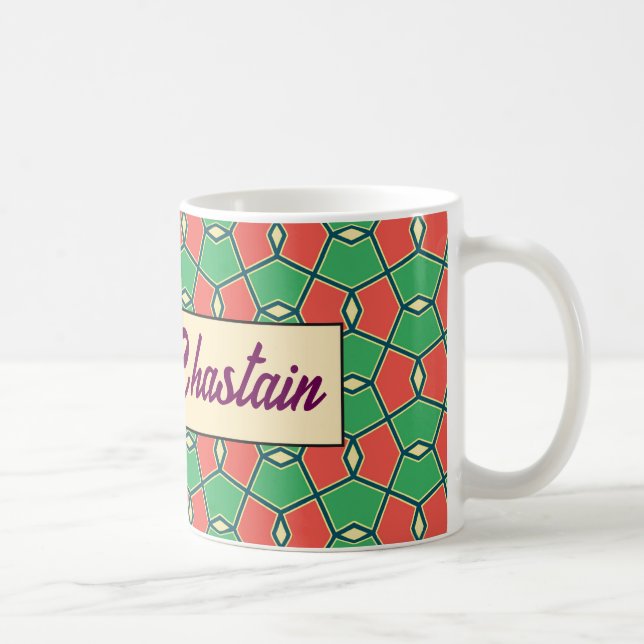 Z6-Muster-Identitäts-Tasse Kaffeetasse (Rechts)