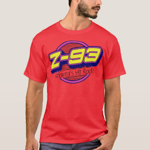 Z 93 Atlanta Hits Retro Eingestellte Funkstation T-Shirt