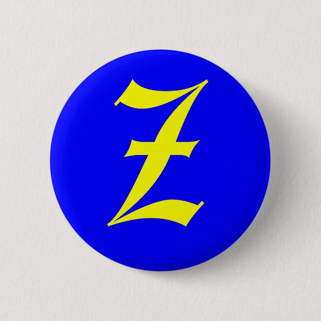 Z - ALTES ENGLISCH BUTTON (Vorderseite)